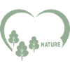 Nature Heart with Trees