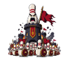 Bowling Pins Siege Castle