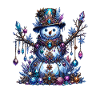 Crystal Snowman Jewelry Magic