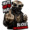 Blicke und Beleidigung