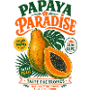 Papaya Paradise Tropical Print