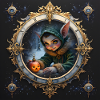 Astral Goblin on Gold Watch