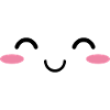 Happy kawaii face