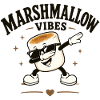 Marshmallow mood with dab humor