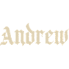 Impression du nom Andrew Gothic