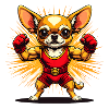 Chihuahua Superhero Power