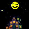 Moonlit Haunted House Night