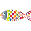 Bunter Fisch | Farbenfrohes Meeresmotiv