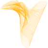 Abstrakte Orange Sinewave