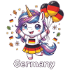Kawaii Germany Unicorn