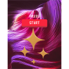 Start Retro Neon Galaxy