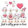 Silly Goose in Love