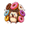 Hedgehogs in Donut Abundance