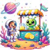Space Alien Fruit Stand