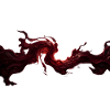 Abstract Dark Blood Red Fluid