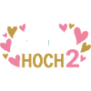 Hoch 2 Herz Zwillinge Zweifache Mutter