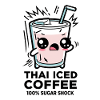 Thai Iced Coffee Kawaii Cup