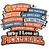 Why I lose at pickleball