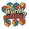 Würfelgefällig Retro Würfel-Design