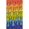 Buntes Regenbogen Schleim Muster - Slime Art