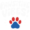 Pawsitive Vibes Dog Paws Design
