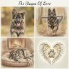 Sable Deutscher Schäferhund Mama Geschenkhemd
