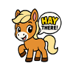 Poney dit foin Là