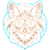 Geometric Fox Mandala Tattoo