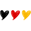 Germany Hearts