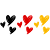 Germany Hearts