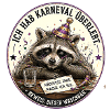 Waschbär Karneval Überlebt