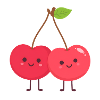 Cuddly cherry duo