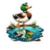 Reflet du Canard Vert