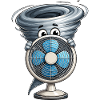 Tornado mit Ventilator