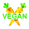 Vegan Carrots Cross Illustration