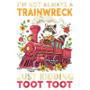 Raccoon Zugwitz Flower Train