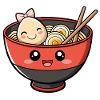 Kawaii Ramen Bowl Sticker