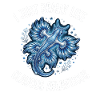dragon bleu