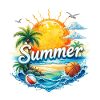 Sommerstrand & Palmen