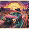 Retro Synthwave Desert Ride