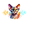 Devon Rex Heart Line