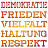 DEMOKRATIE RESPEKT FRIEDEN