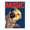 The music-loving cockatiel