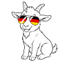 German flag Goat German Germany Goat