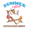 Sommervibes Gans am Strand