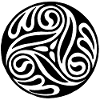Spirale noire celte