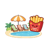 Summertime means Pool & Fries