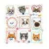 Doodle-Gerahmte Katzenparade