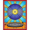 Vinyle en vitrail et platine vinyle