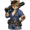 Blotched cyper cat Ellen